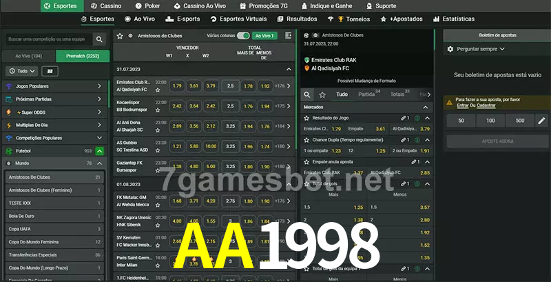 apostas esportivas